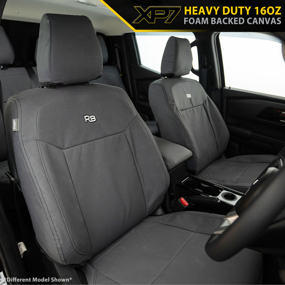 Razorback 4x4 - Toyota Prado 250 - Kakadu - XP7 Heavy-Duty Canvas 2x Front Seat Covers (Made To Order)
