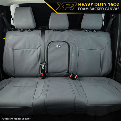 Razorback 4x4 - Toyota Prado 250 - XP7 Heavy-Duty Canvas 2nd Row Seat Cover (Made to Order)