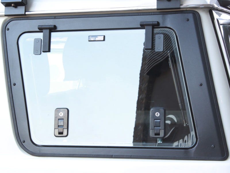 Toyota Land Cruiser 76 Gullwing Window / Left Hand Side Glass - image 3