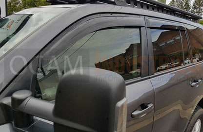 OCAM Weather Shields (4pce) - Suitable for use with 200 Series LandCruiser 2007-2021