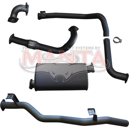 Manta Exhaust System - LandCruiser HDJ78 4.2L Turbo Diesel Troop Carrier / HZJ75 CT26 Turbo
