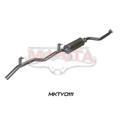 Manta Exhaust System - LandCruiser HJ75 4.0L 2H Diesel Ute & Troop Carrier - MKTY0038