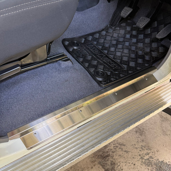 Stainless Steel Sill Trims - Suitable for use with 70 Series LandCruiser