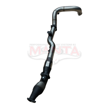 Manta Exhaust System - LandCruiser VDJ79 Dual Cab 4.5L V8 2012-2016 - SSMKTY0385
