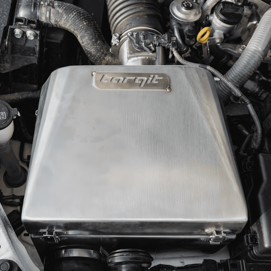 Torqit stainless steel airbox installed in a LandCruiser 300 Series