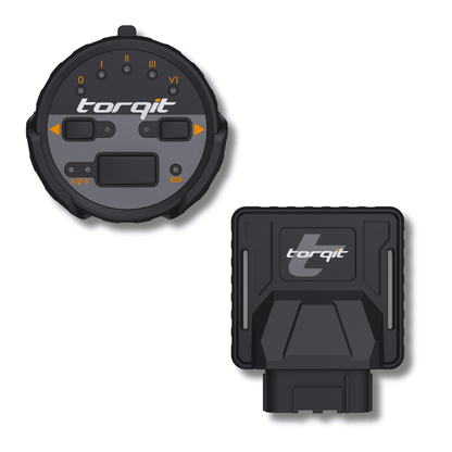 Torqit Pedal Torq Plus remote and control unit shown separately