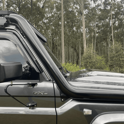 Torqit black 79 Series snorkel, side detail