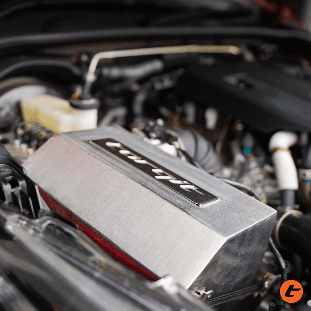 Torqit airbox on Toyota Hilux 2.8L, stainless steel finish, view 6