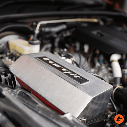 Torqit airbox on Toyota Hilux 2.8L, stainless steel finish, view 6
