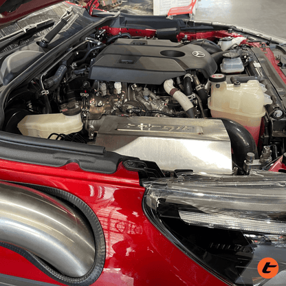 Torqit airbox on Toyota Hilux 2.8L, stainless steel finish, view 9