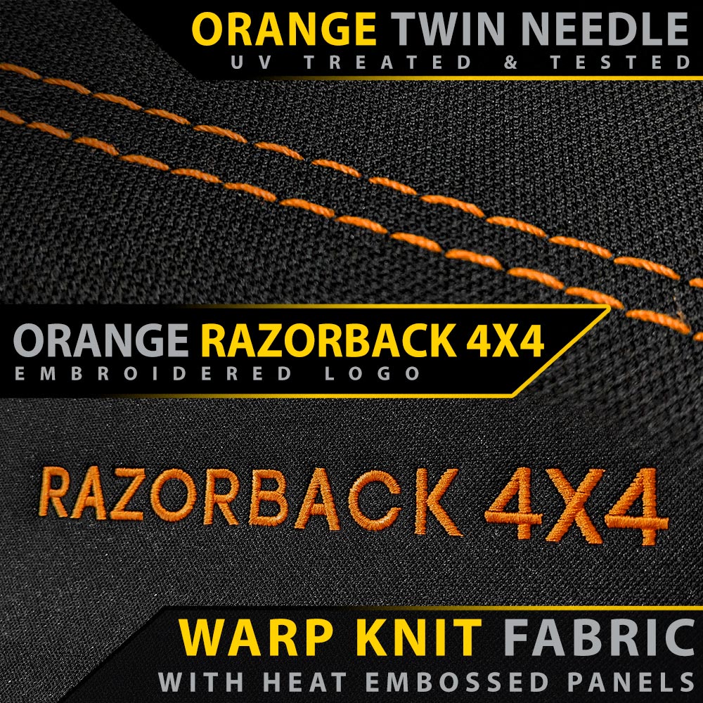 Razorback 4x4 - Toyota Prado 150 - Pre-Facelift - GP6 Premium Neoprene 2x Front Seat Covers (Made to Order)