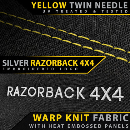 Razorback 4x4 - Toyota Prado 120 - GP6 Premium Neoprene 2nd Row Seat Covers (Made to Order)