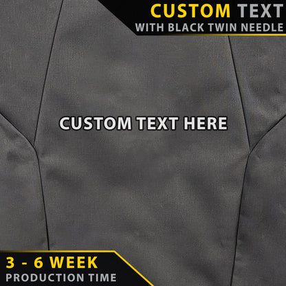 Razorback 4x4 XP7 Heavy Duty Canvas Rear Row Seat Covers suitable for a Toyota Landcruiser 300 Series GR Sport (Made to Order)
