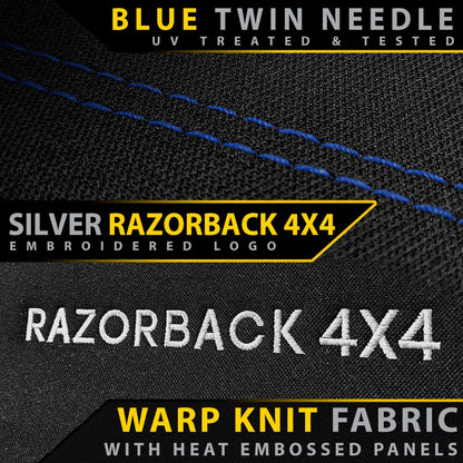 Razorback 4x4 - Toyota Prado 150 - GP6 Premium Neoprene 3rd Row Seat Covers (Made to Order)