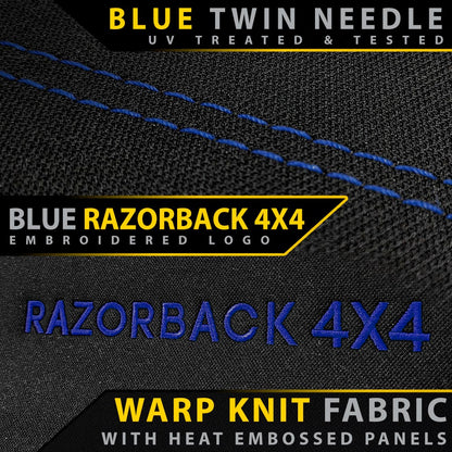 Razorback 4x4 - Toyota Prado 150 - GP6 Premium Neoprene 3rd Row Seat Covers (Made to Order)