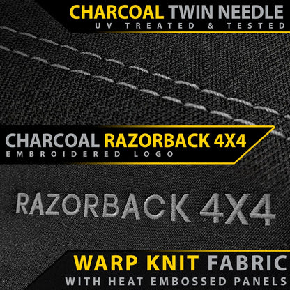 Razorback 4x4 - Toyota Prado 150 - GP6 Premium Neoprene 3rd Row Seat Covers (Made to Order)