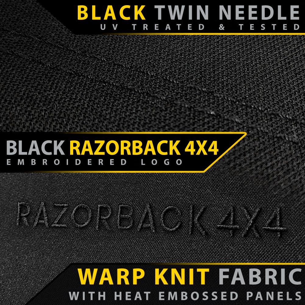Razorback 4x4 - Toyota Prado 120 - GP6 Premium Neoprene 2x Front Seat Covers (Made to Order)