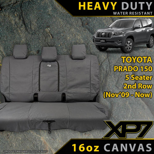 Toyota Prado 150 5 Seater Heavy Duty XP7 Canvas 2nd Row Seat Covers (Available)