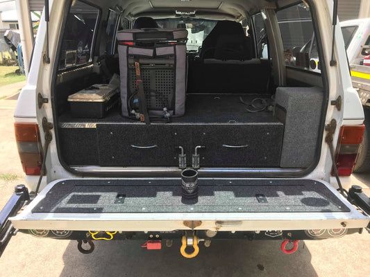 Tailgate Storage Mod - Suitable for use with 60 Series LandCruiser (PREORDER)