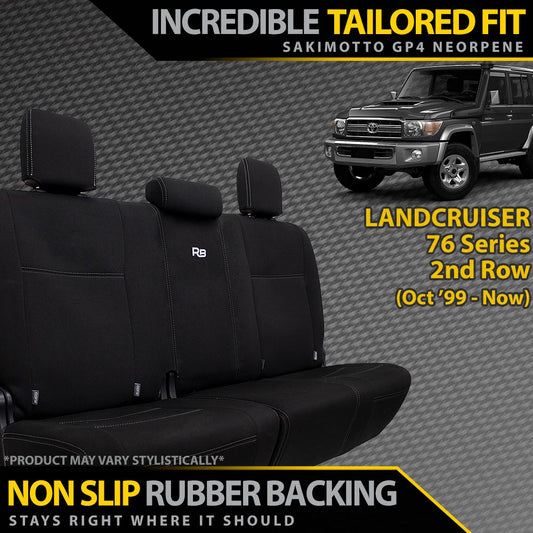 Landcruiser 76 Series Neoprene Rear Row Seat Covers (Made to Order)