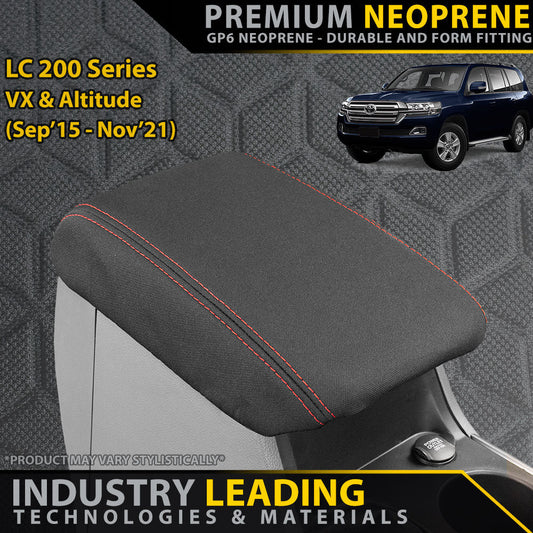 Toyota Landcruiser 200 Series VX/Altitude (09/2015+) Premium Neoprene Console Lid