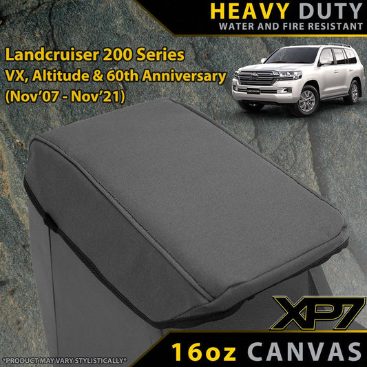 Toyota Landcruiser 200 Series VX/Altitude XP7 Heavy Duty Canvas Console Lid (Made to Order)