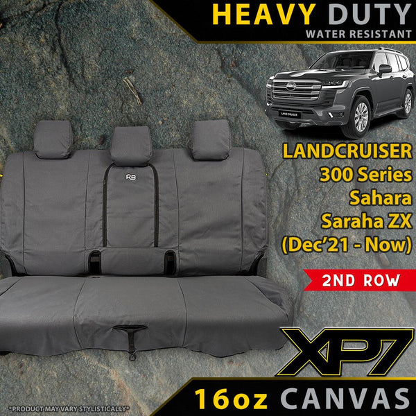 Razorback 4x4 XP7 Heavy Duty Canvas Rear Row Seat Covers suitable