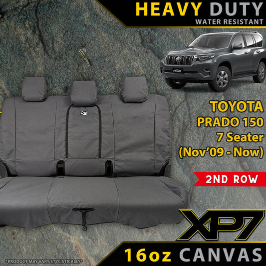 Toyota Prado 150 7 Seater 2nd Row Heavy Duty XP7 Canvas Seat Covers (Available)