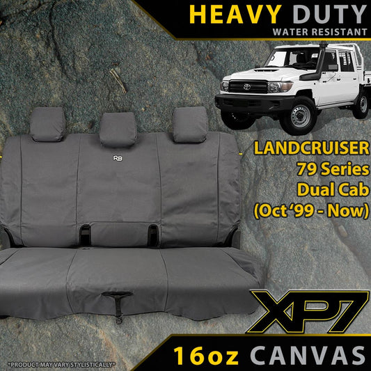 Toyota Landcruiser 79 Heavy Duty XP7 Canvas Rear Row Seat Covers (Available)